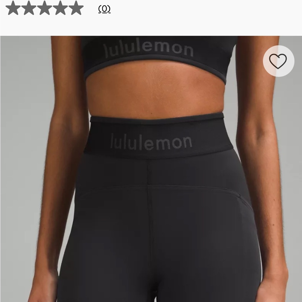 Lululemon Logo Waistband Everlux Short
